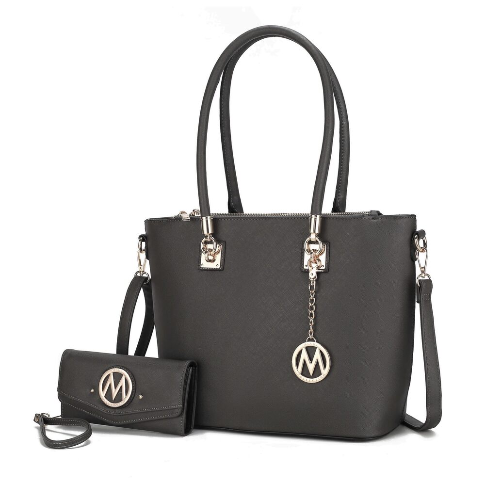 4981 Shoulder Handbag , PU Leather Pocketbook Crossover Top-Handle Purse